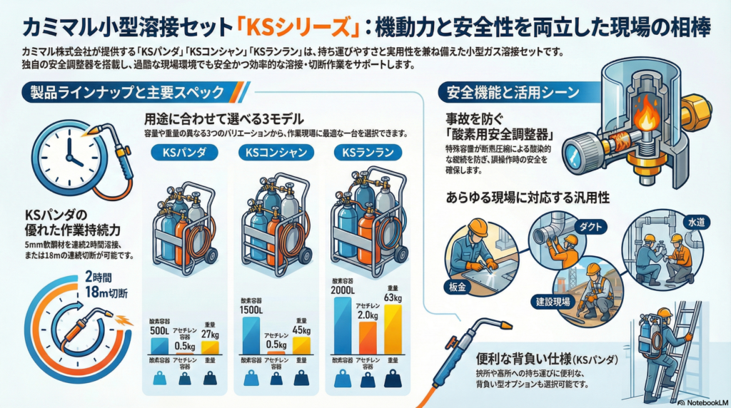 カミマルの「小型溶接セット」