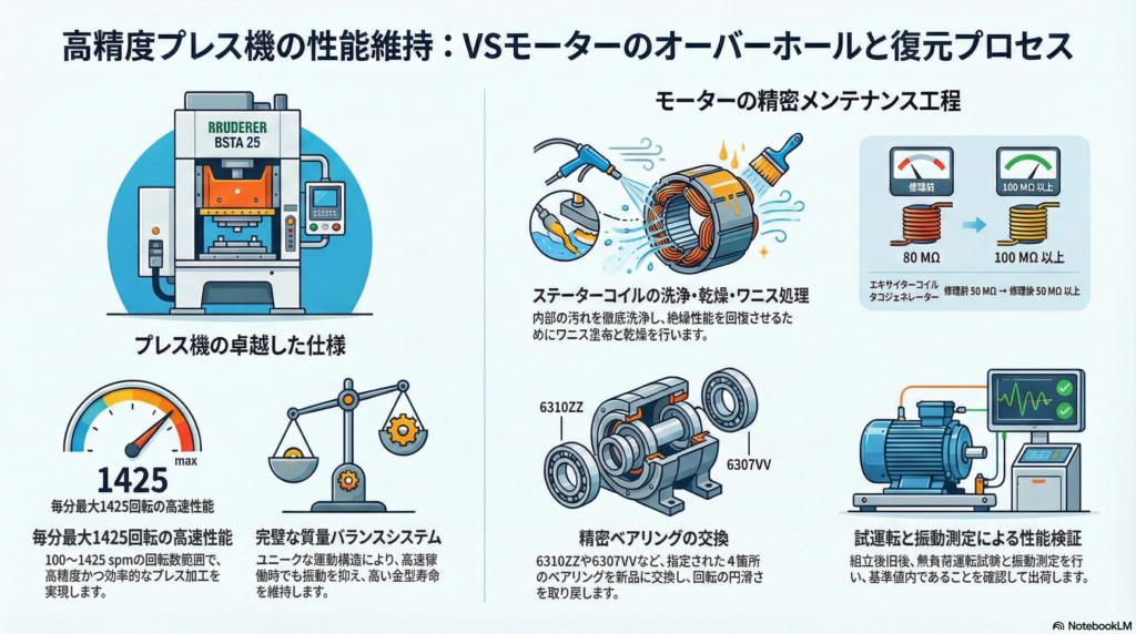 ブルデラー社製高速自動プレス機「BSTA 25」